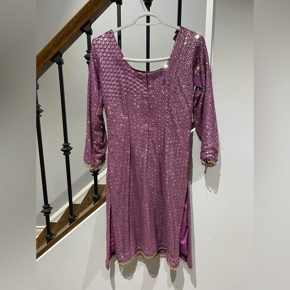 Purple Garara -> Traditional Indian Suit - Picture 2 of 13